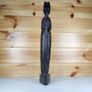 African Statue Ebony Carved Wood Figure Vintage Sculpture Statues Image 6