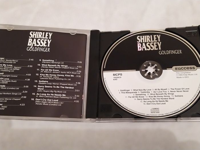 Shirley Bassey - Goldfinger Cd