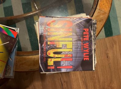 Pete Wylie & The Farm 7" - Sinful
