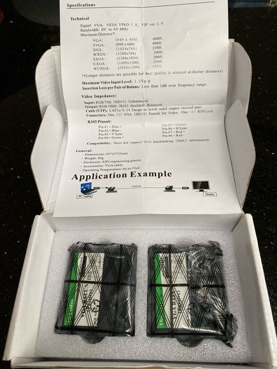HAYDON VGA Video extender Balun