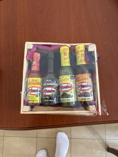 Hot sauce from Mexico