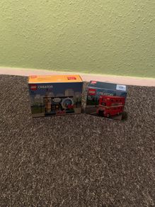 Lego Creator London Postcard and Bus Bundle