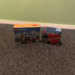 Lego Creator London Postcard and Bus Bundle