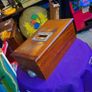 Vintage 1930's wooden shop cash register Image 3