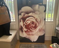 Extra large scatter box rose canvas artwork