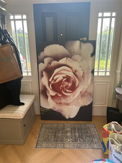 Extra large scatter box rose canvas artwork