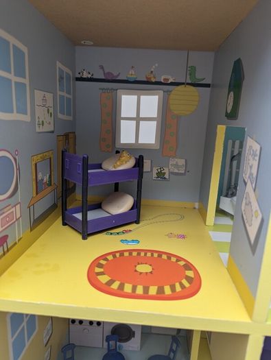 Large Peppa Pig Wooden Playhouse Set with Figures & Accessories