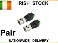 main image for ad 2x CAT5 to BNC Coax Video Balun Connector CCTV Camera