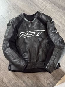 RST TracTech Evo 4 Leather Motorcycle Jacket - Size UK 46 / XL