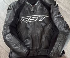 RST TracTech Evo 4 Leather Motorcycle Jacket - Size UK 46 / XL