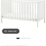 GREY IKEA Sundvik COT 140x70cm (NO mattress) Image 2