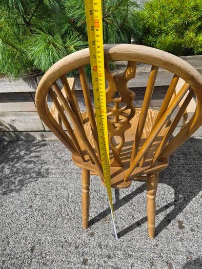 Vintage wheelback armchair
