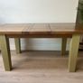 Solid oak dining table (excluding chairs) Image 2