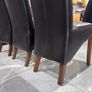 Leather dining chairs Image 6