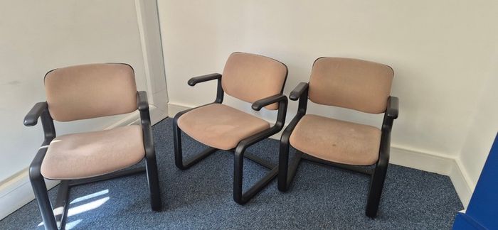 Office desks and chairs