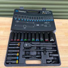 Manarola Professional 23pc 1/2" Deep Impact Socket Set