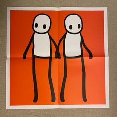 Art Print - Stik Hackney Today 5x Posters + 1x Newspaper 2020 Original Full Set Of 5 Colours