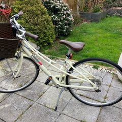 City bike with basket