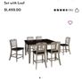 Kitchen Table and 7 Chairs Image 5