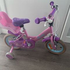 12 Inch Verve Suzy Bike with Doll Carrier Pink
