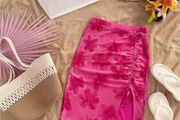 Ladies shein floral skirt and top