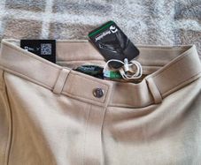 beige jodphurs, age 11-12