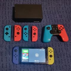 nintendo switch + accessories