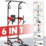 6-in-1 Adjustable Pull Up Bar Stand Heavy Duty  with Resistance Bands Image 2