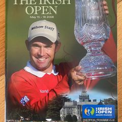 Very Rare 2008 The Irish Open Programme - Adare Manor Hotel & Golf Resort, Limerick