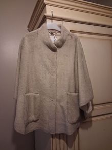 Rino & Pelle faux fur cape UK 14