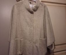 Rino & Pelle faux fur cape UK 14
