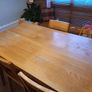 Large dining table, chairs & bench Image 3