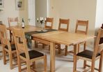Halo Plum Extending Dining Table and Chairs