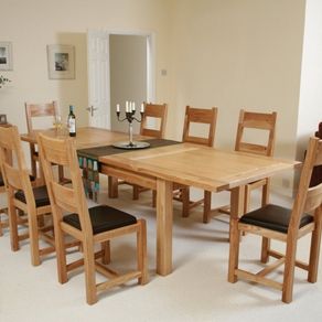 Halo Plum Extending Dining Table and Chairs