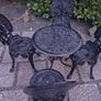 patio garden cast iron set Image 2