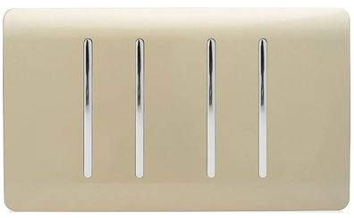 4 button lightswitch - Gold