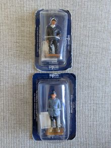 Del Prado WWI Military Figures x2 - U-Boat Officer & Nieuport Ace - Sealed