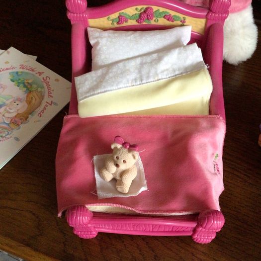 Vintage 90s Fisher price Briar berry "Berry Beth bear "W/ Accesories