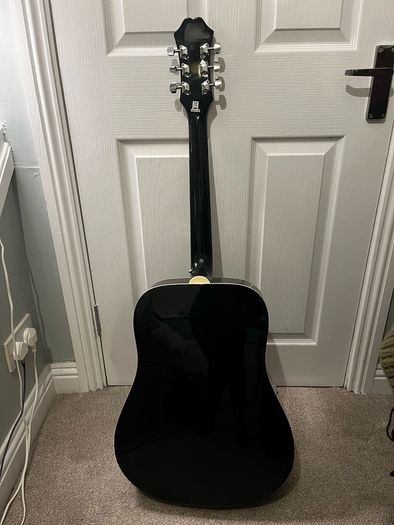 black guitar