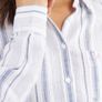 Crew Clothing Ladies Linen Stripe Shirt BNWT Postage Cost Included In Price Image 2