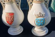 Very Rare Vintage Altar Vases