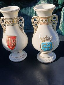 Very Rare Vintage Altar Vases
