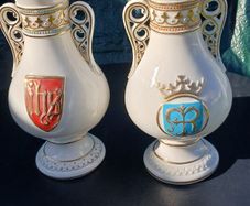 Very Rare Vintage Altar Vases