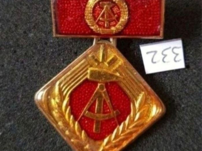 East German, Ddr, Medal /badge, Military Medal, Nva, Stasi ,,,(332)