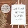 Print Your Own Wedding Signs, Welcome Sign Printing Service, Table Plan, Custom Signage, Any Colour, Print Your Own Artwork, A1, A2, A3 Image 3