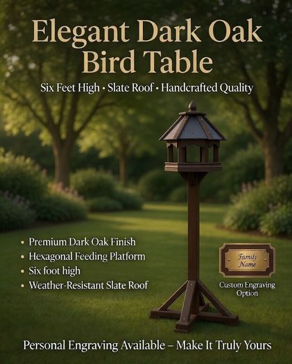 Bird Tables Slate Roof Colour choices