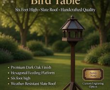 Bird Tables Slate Roof Colour choices