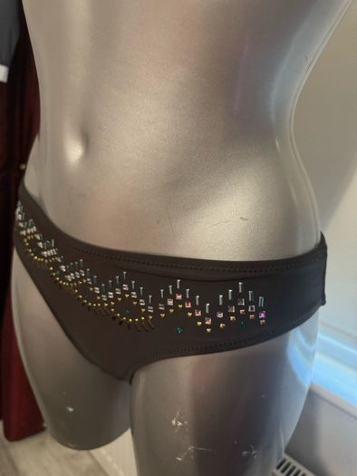 BNWT Dunnes Stores  Brown High leg swimming bottoms size UK8 EU36 Free post