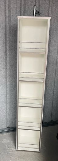 Bathroom Swivel Shelf & Mirror Unit