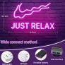 Just Relax Neon Sign,Neon Light Sign Powered by USB with Switch Image 4